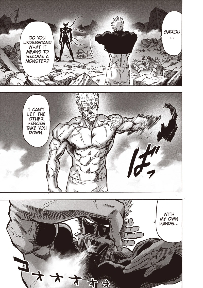 One Punch Man Manga Chapter 148 page 4 - The Line scene
