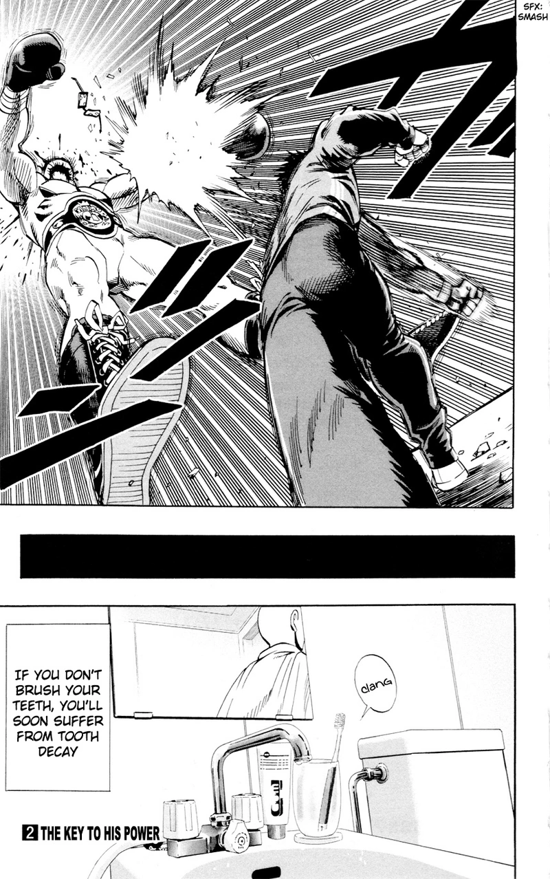 One Punch Man Manga Chapter 15.5 page 16 - Brushing Up | Volume 2 Extras scene