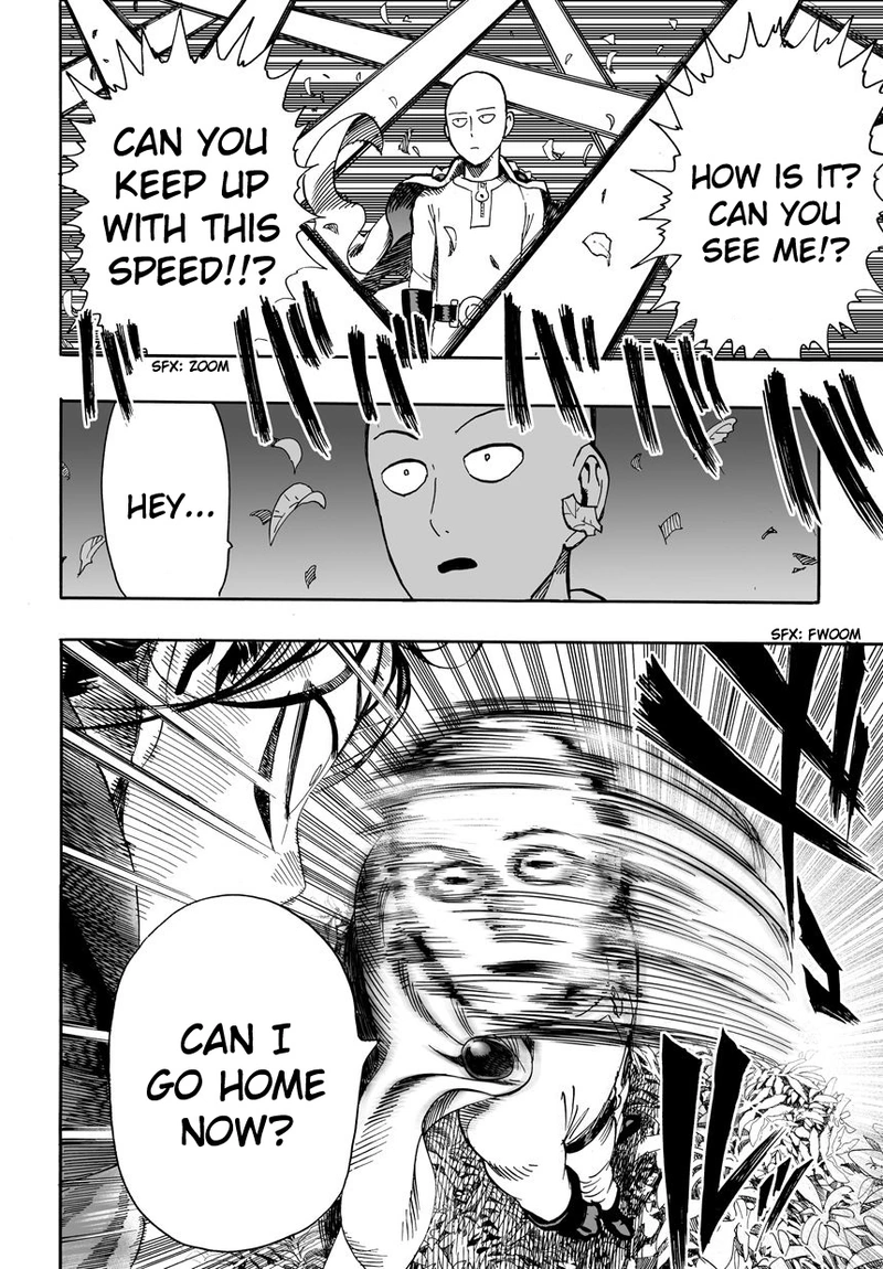 One Punch Man Manga Chapter 15 page 12 - Hobby and Work scene