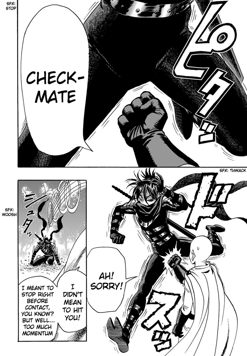 One Punch Man Manga Chapter 15 page 14 - Hobby and Work scene