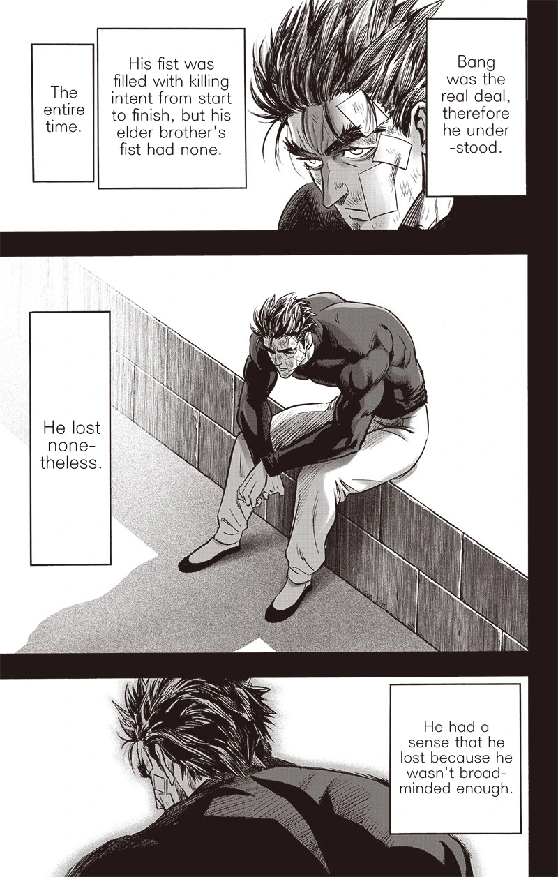 One Punch Man Manga Chapter 150 page 15 - Master and Disciple scene