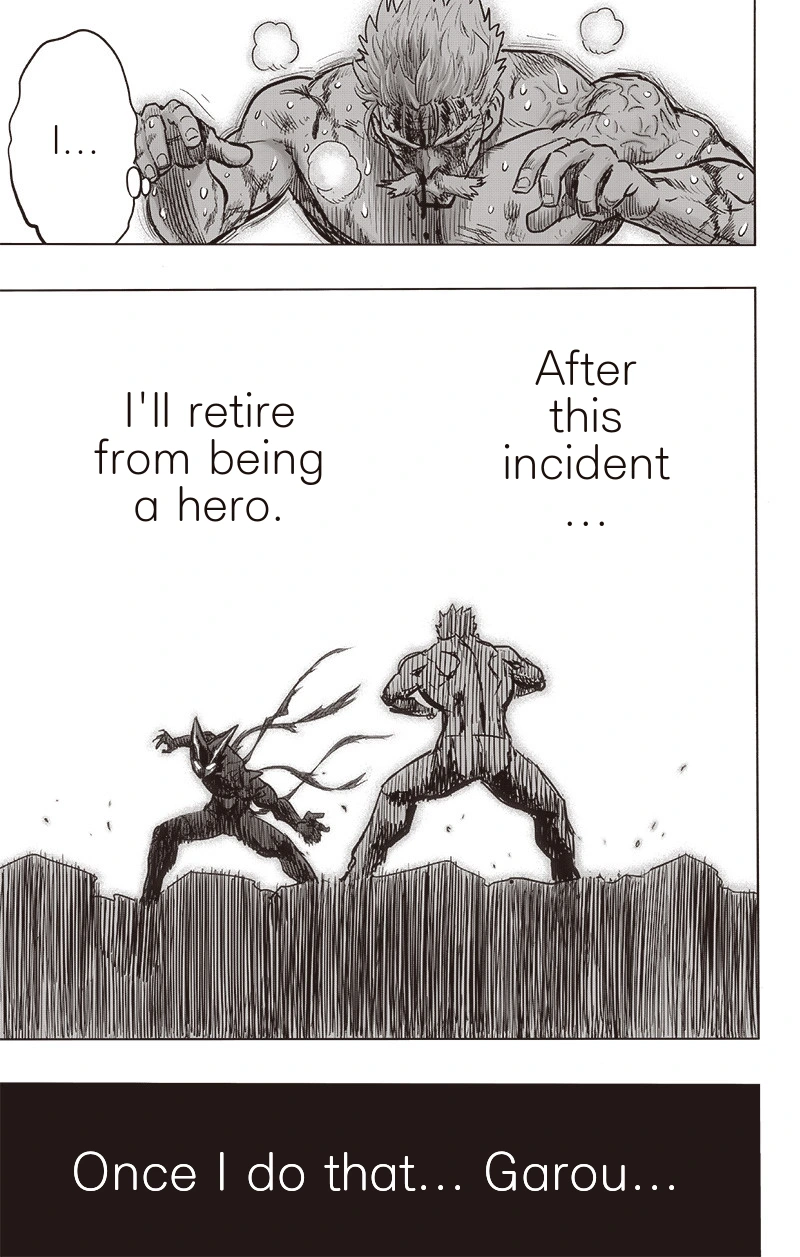 One Punch Man Manga Chapter 150 page 27 - Master and Disciple scene