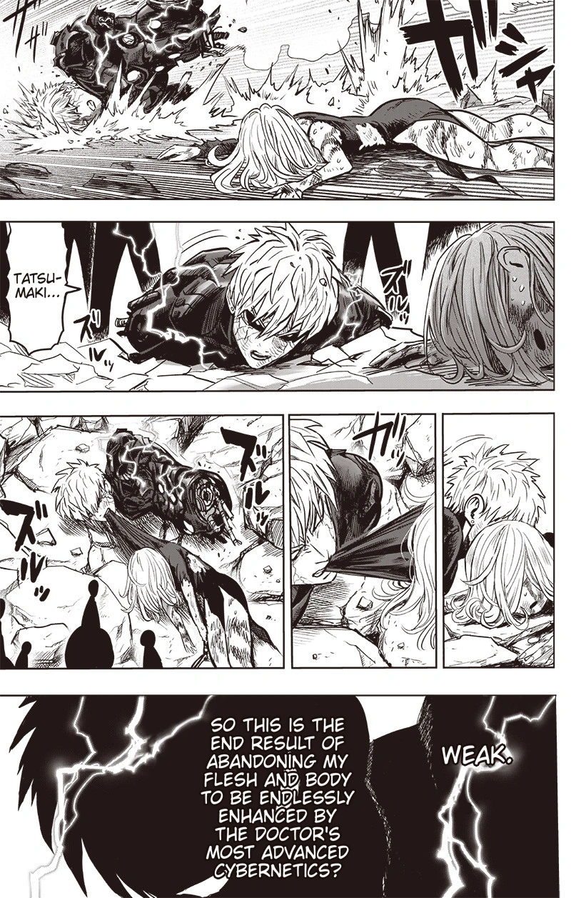 One Punch Man Manga Chapter 150 page 33 - Master and Disciple scene