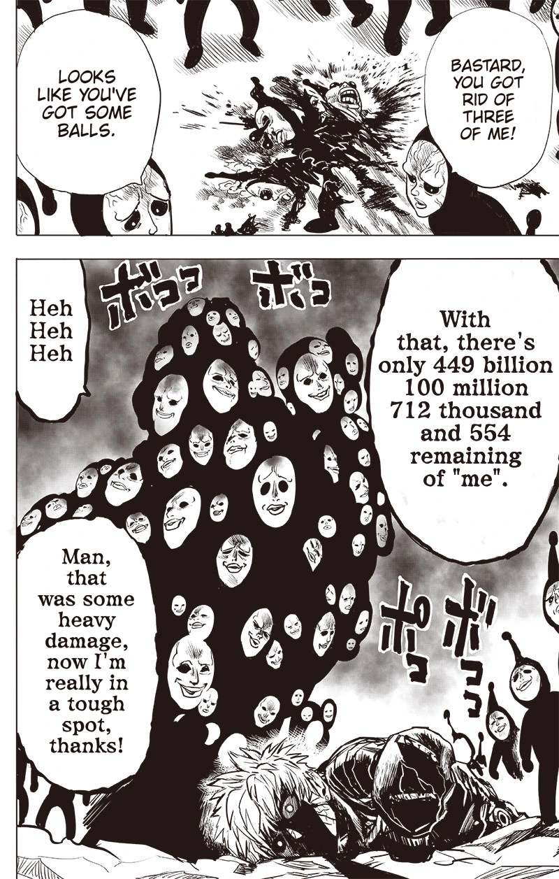 One Punch Man Manga Chapter 150 page 34 - Master and Disciple scene