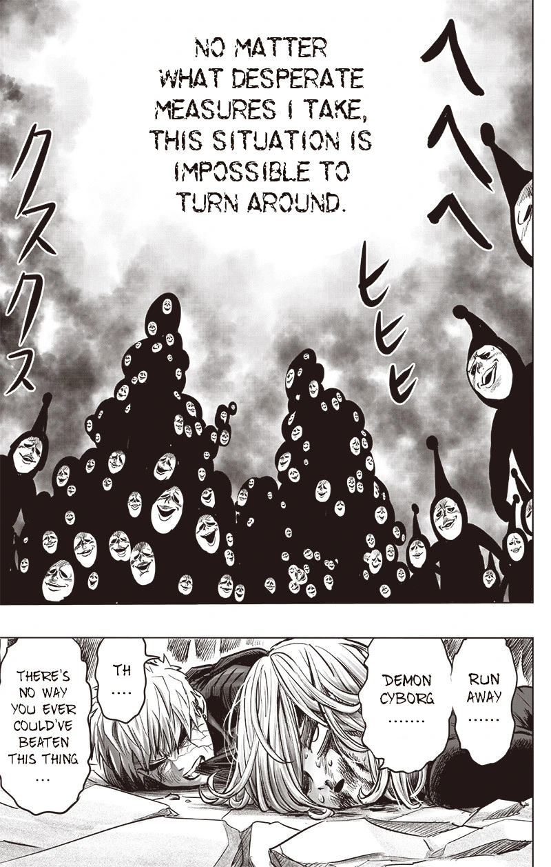 One Punch Man Manga Chapter 150 page 35 - Master and Disciple scene