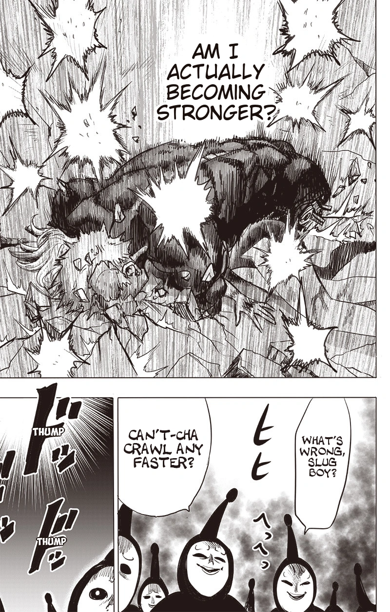 One Punch Man Manga Chapter 150 page 37 - Master and Disciple scene