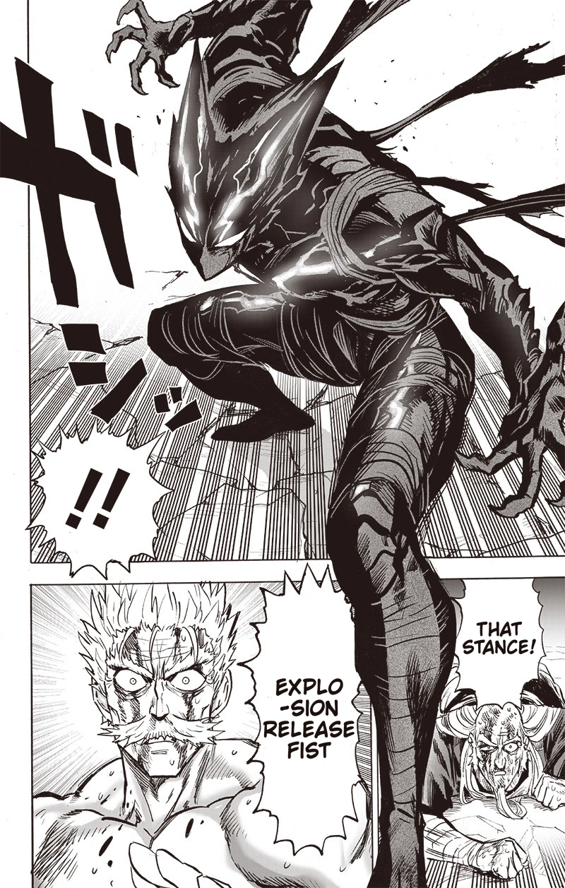 One Punch Man Manga Chapter 150 page 5 - Master and Disciple scene