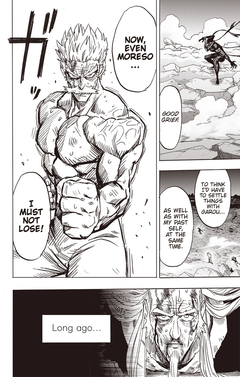 One Punch Man Manga Chapter 150 page 7 - Master and Disciple scene