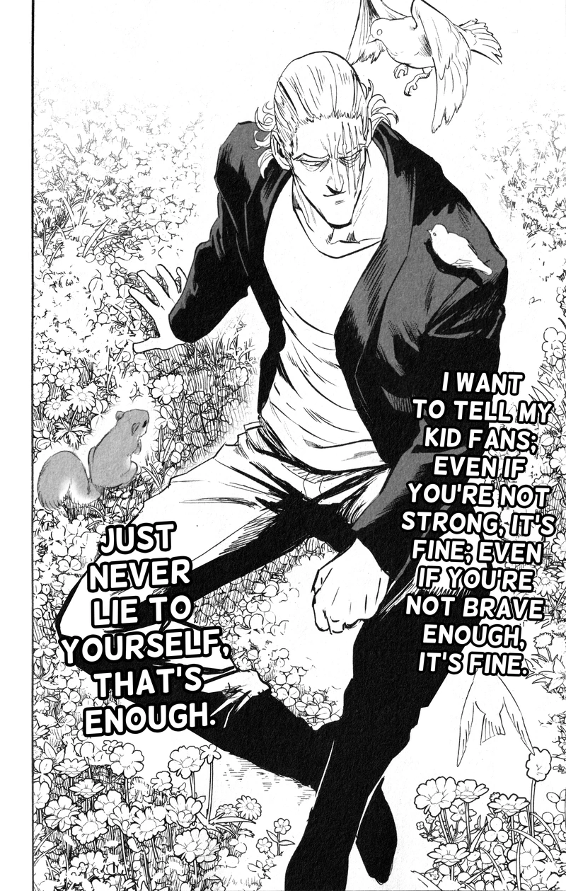 One Punch Man Manga Chapter 151.5 page 7 - The Style Of A King | Volume 30 Extras scene
