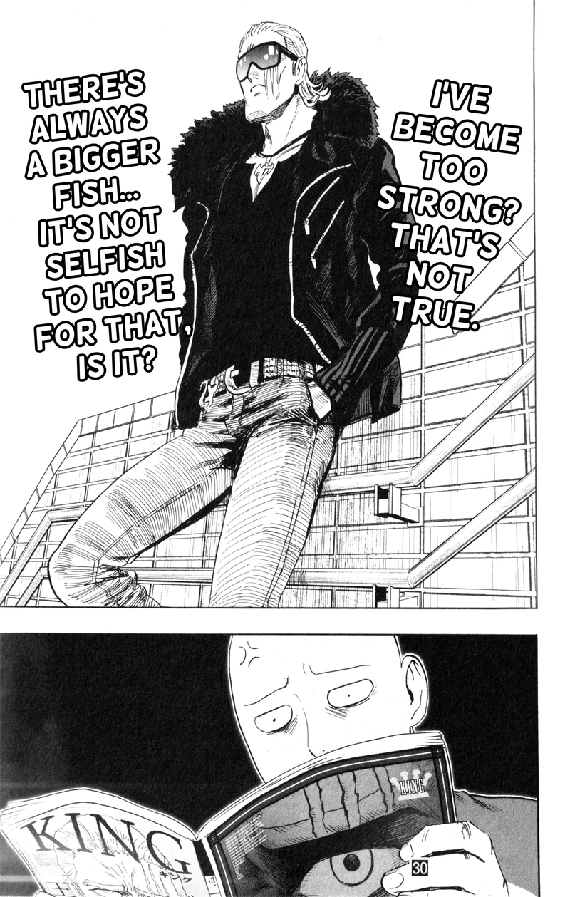 One Punch Man Manga Chapter 151.5 page 8 - The Style Of A King | Volume 30 Extras scene