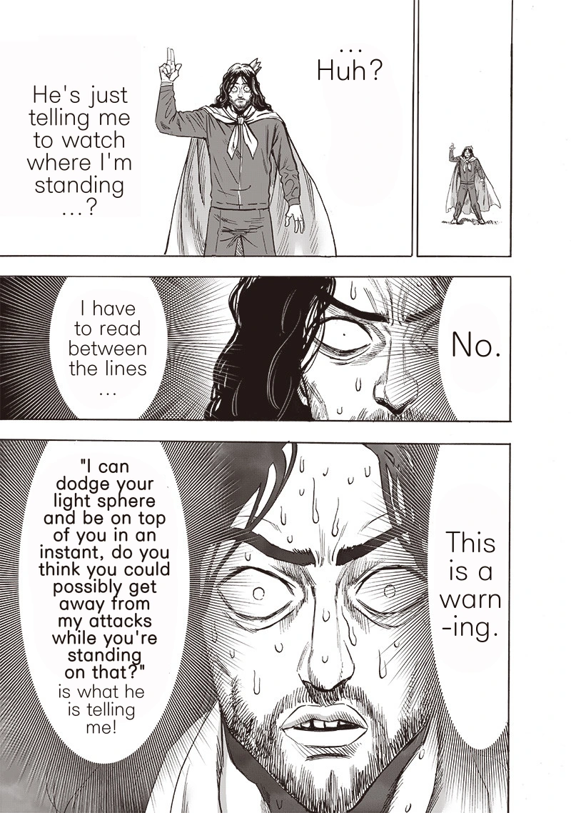 One Punch Man Manga Chapter 152 page 12 - Check scene