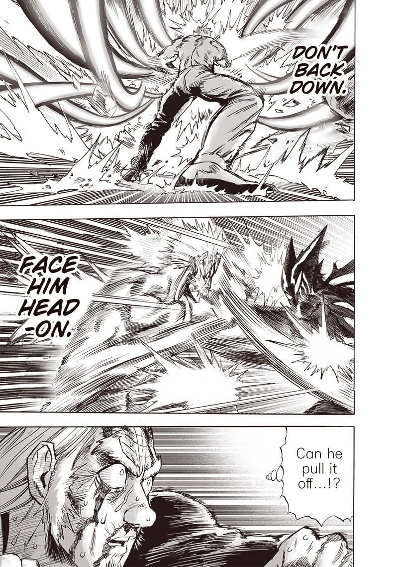 One Punch Man Manga Chapter 153 page 18 - Forfeit scene