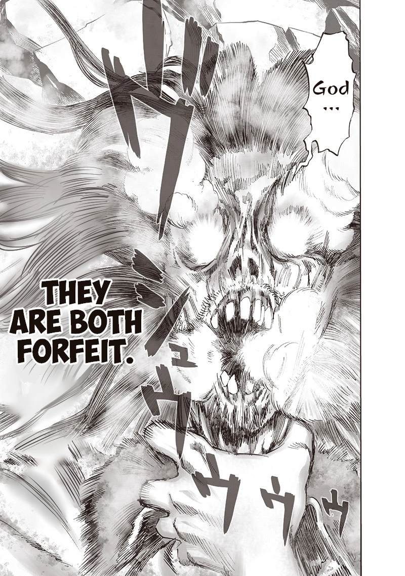 One Punch Man Manga Chapter 153 page 34 - Forfeit scene