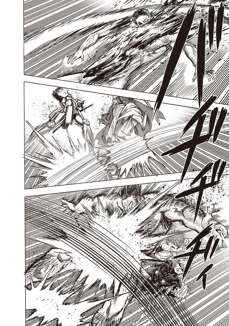 One Punch Man Manga Chapter 154 page 11 - Ultimate Purgatory Hellfire Burst Wave-Motion Cannon scene