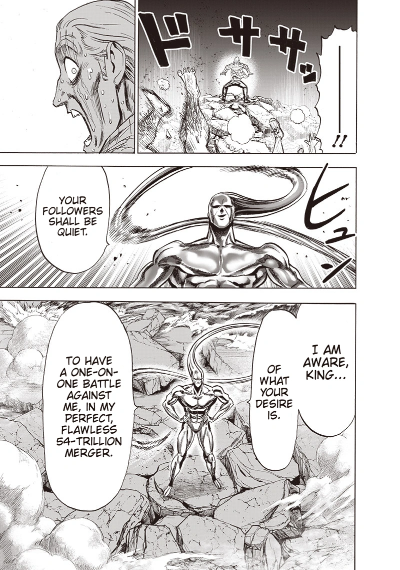 One Punch Man Manga Chapter 154 page 12 - Ultimate Purgatory Hellfire Burst Wave-Motion Cannon scene