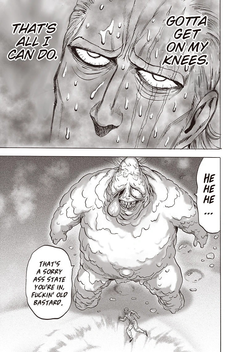 One Punch Man Manga Chapter 154 page 14 - Ultimate Purgatory Hellfire Burst Wave-Motion Cannon scene