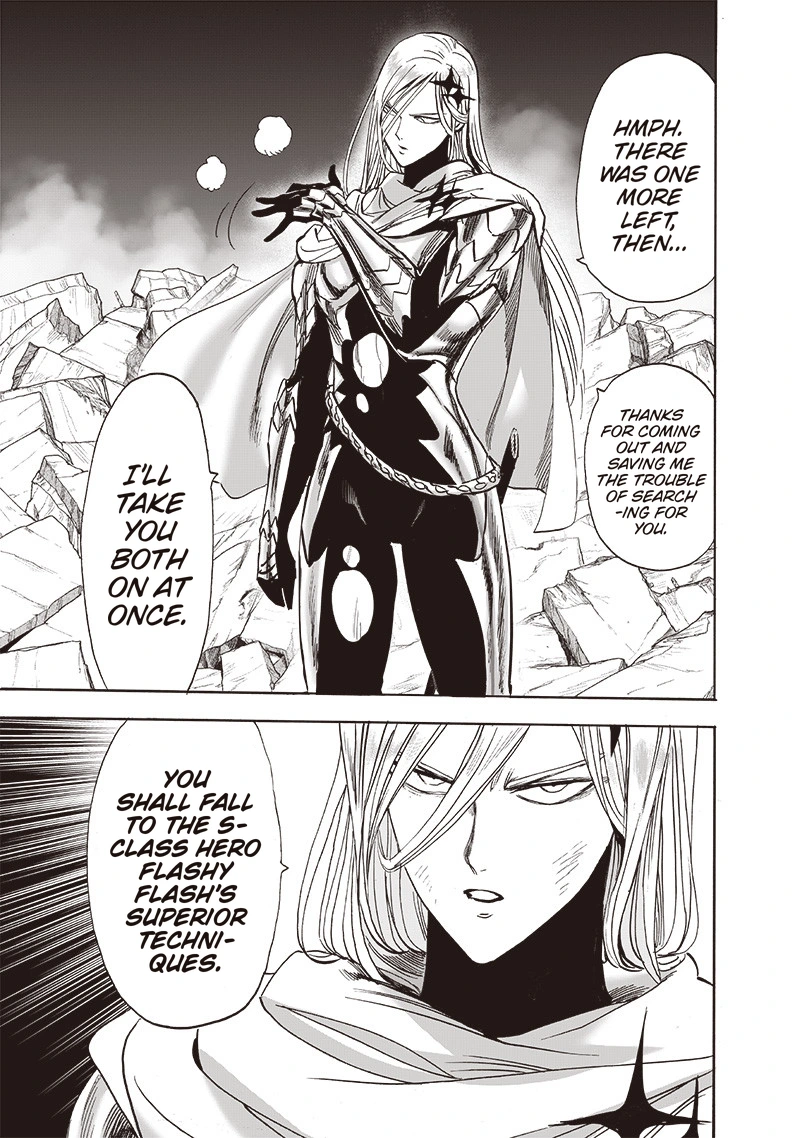 One Punch Man Manga Chapter 155 page 17 - Results scene