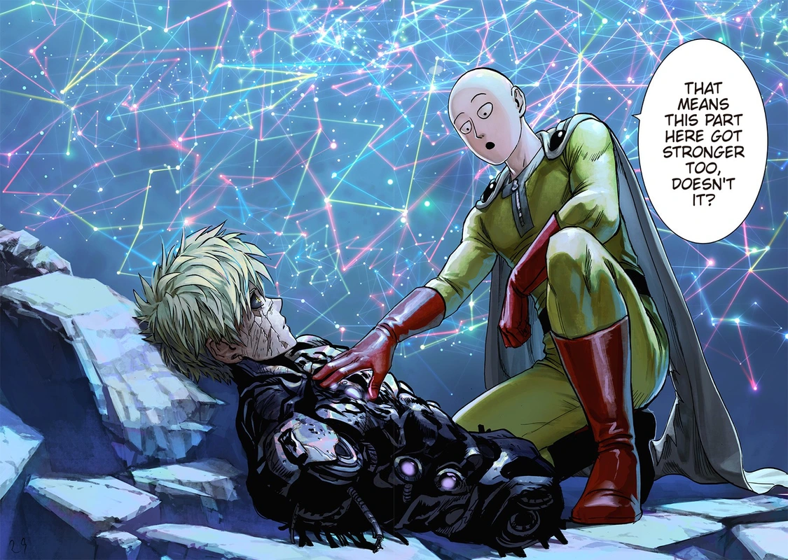 One Punch Man Manga Chapter 155 page 27 - Results scene