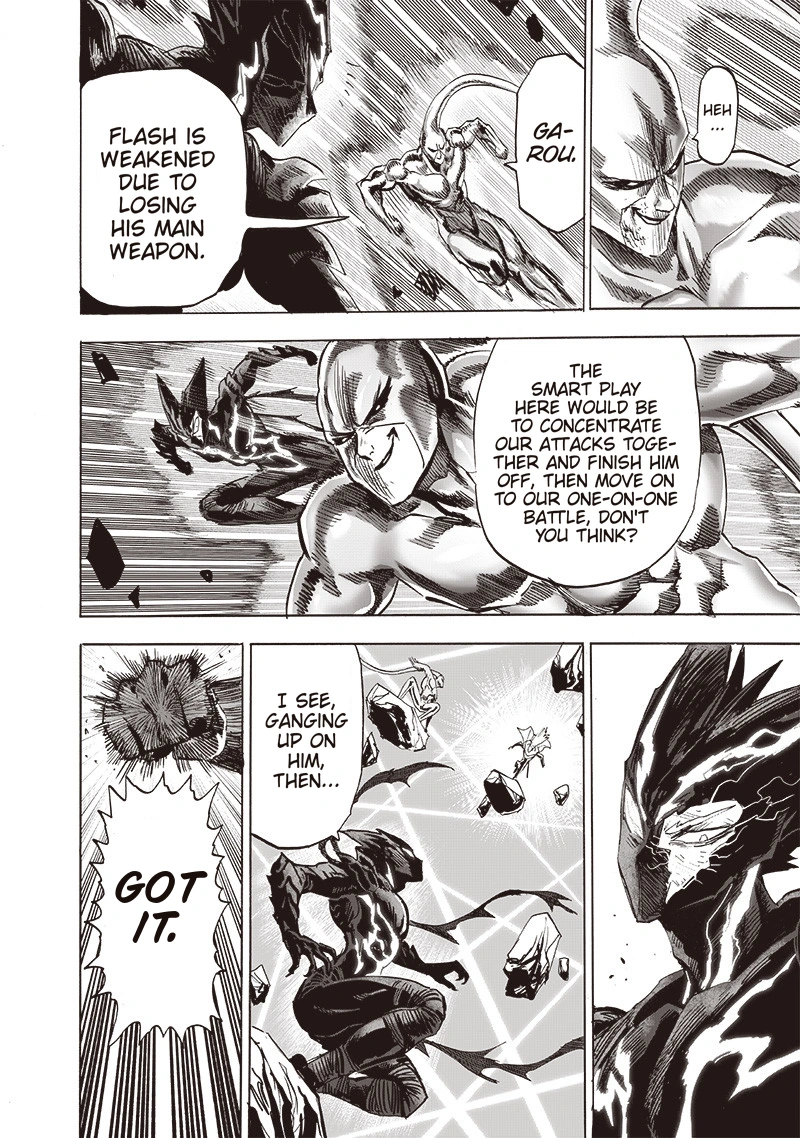 One Punch Man Manga Chapter 155 page 34 - Results scene