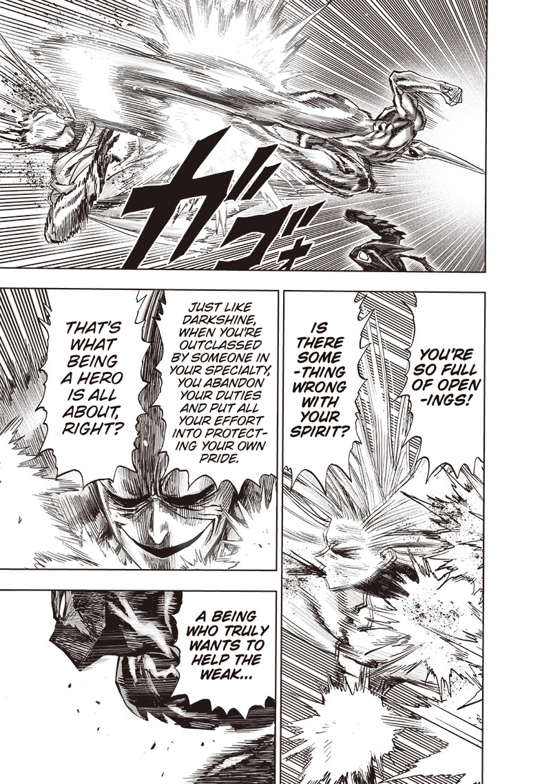 One Punch Man Manga Chapter 156 page 10 - Divine Retribution scene