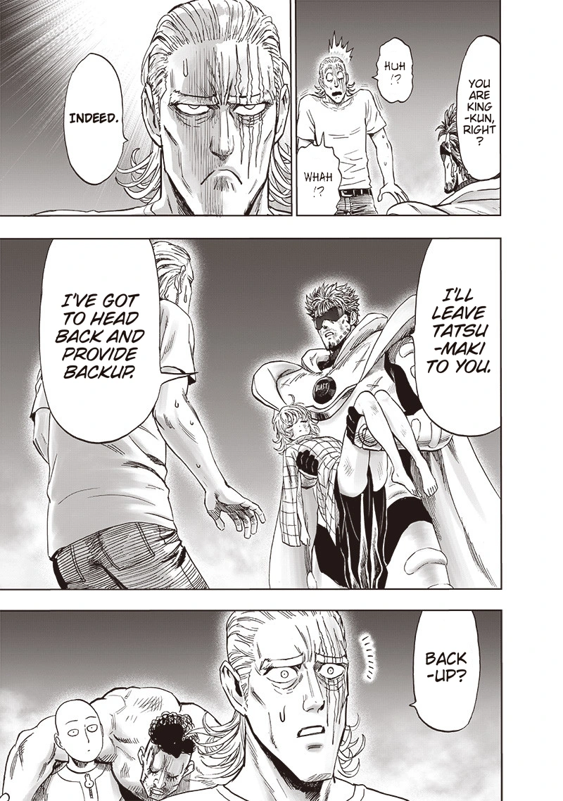 One Punch Man Manga Chapter 156 page 33 - Divine Retribution scene