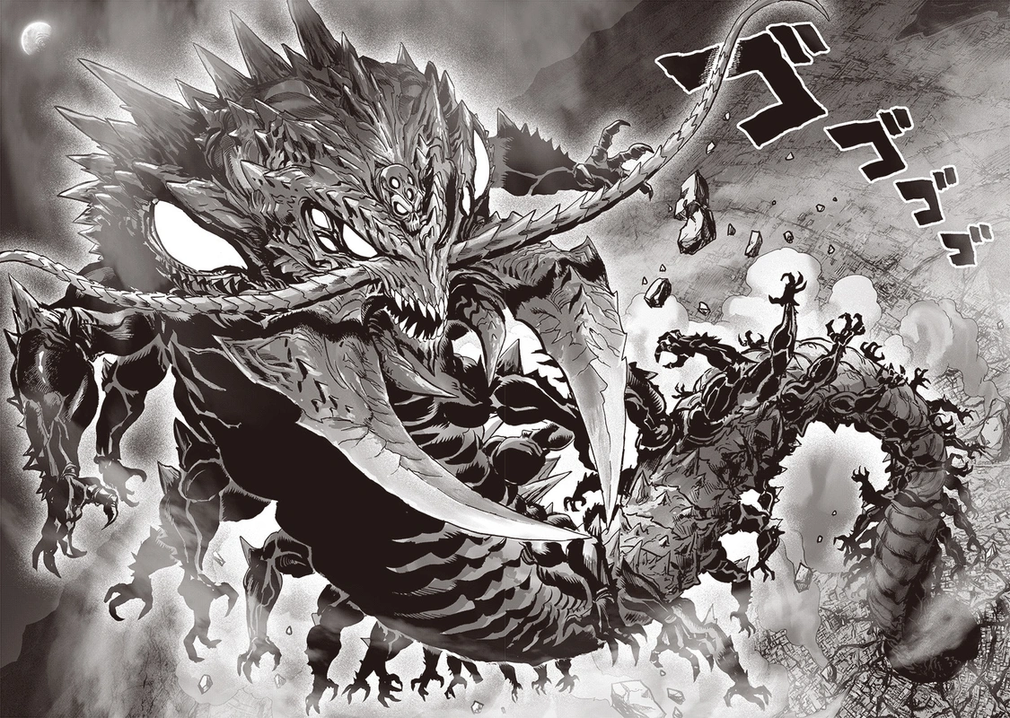One Punch Man Manga Chapter 156 page 38 - Divine Retribution scene