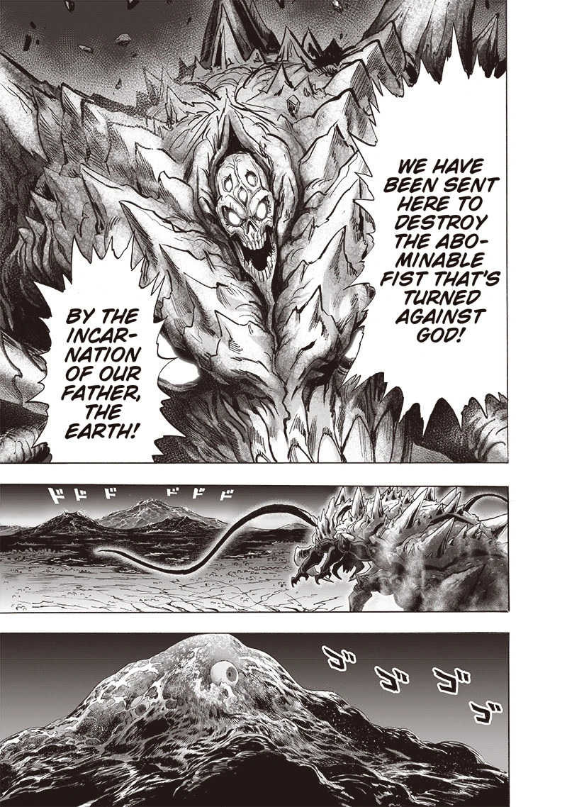 One Punch Man Manga Chapter 156 page 40 - Divine Retribution scene