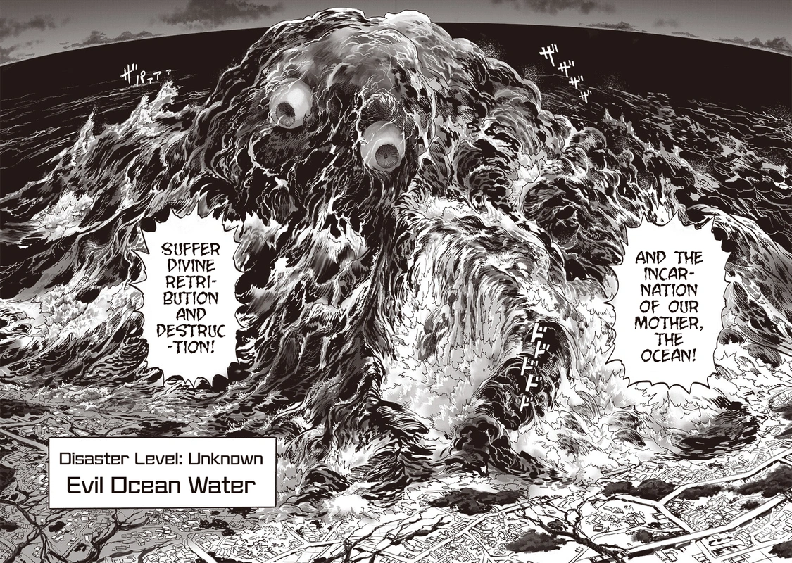 One Punch Man Manga Chapter 156 page 41 - Divine Retribution scene