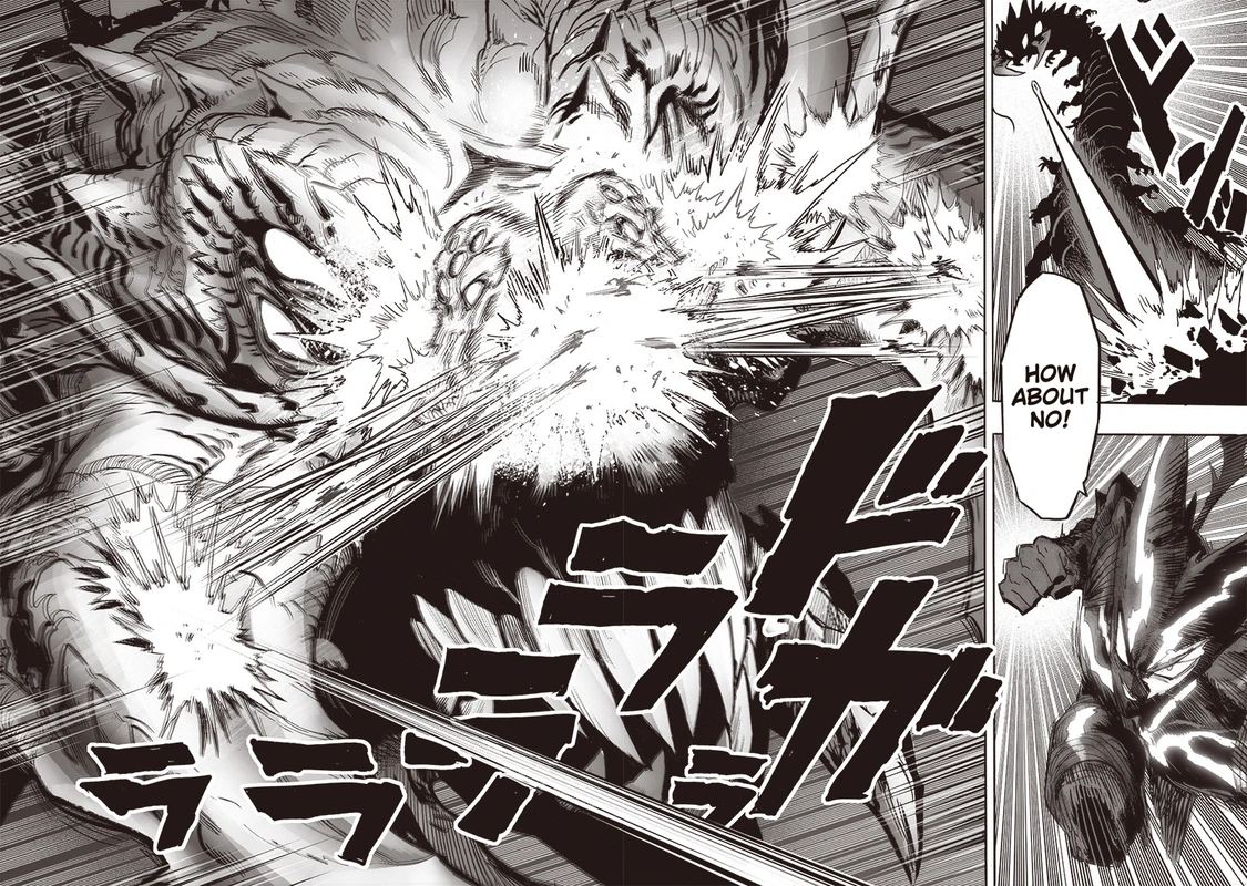One Punch Man Manga Chapter 156 page 42 - Divine Retribution scene