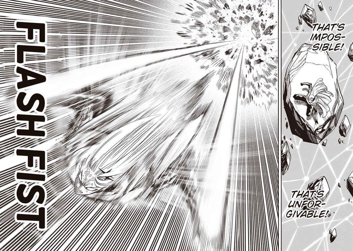 One Punch Man Manga Chapter 156 page 5 - Divine Retribution scene