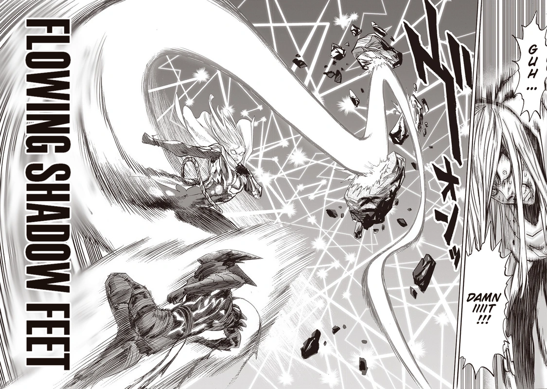 One Punch Man Manga Chapter 156 page 8 - Divine Retribution scene