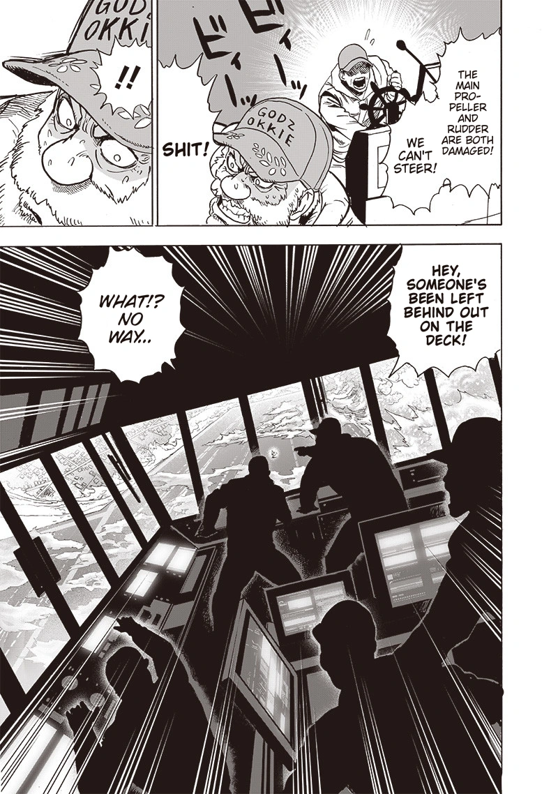 One Punch Man Manga Chapter 157 page 18 - Bad Boys scene