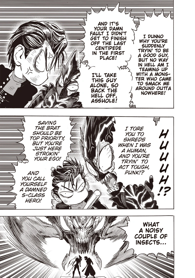 One Punch Man Manga Chapter 157 page 38 - Bad Boys scene