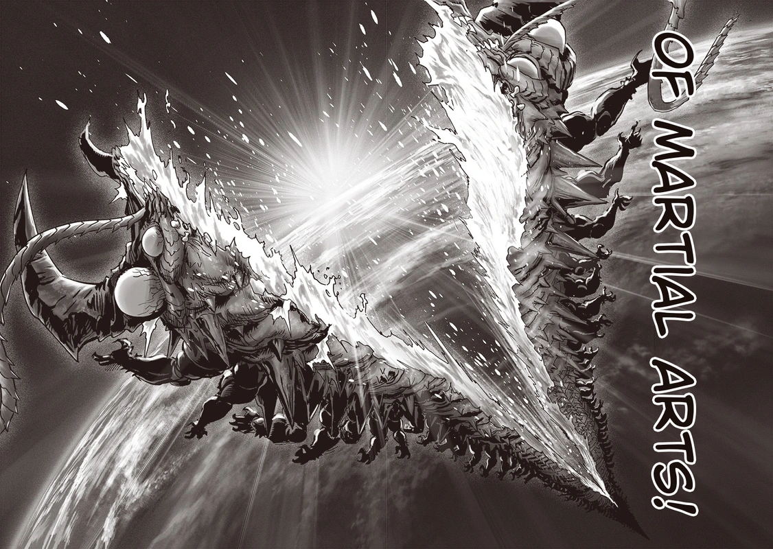 One Punch Man Manga Chapter 159 page 19 - Blessing scene