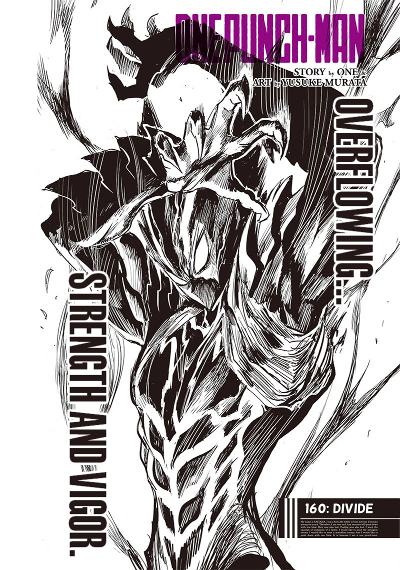 One Punch Man Manga Chapter 160 page 1 - Divide scene