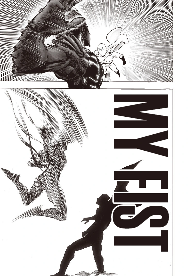 One Punch Man Manga Chapter 162 page 11 - Greatest Hero scene
