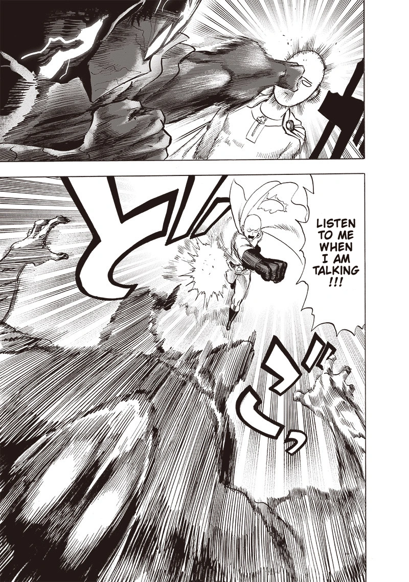 One Punch Man Manga Chapter 162 page 17 - Greatest Hero scene