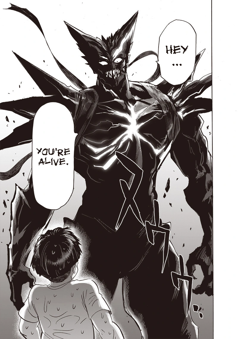 One Punch Man Manga Chapter 162 page 25 - Greatest Hero scene