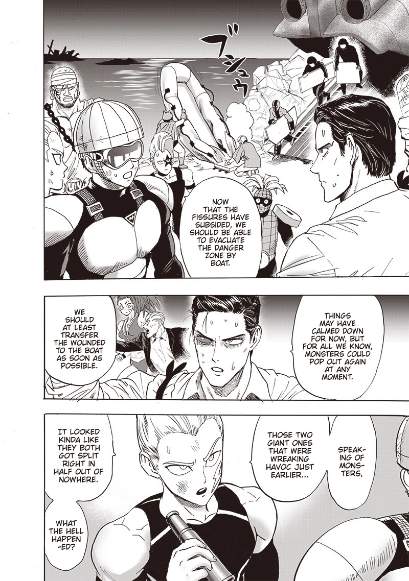 One Punch Man Manga Chapter 162 page 3 - Greatest Hero scene