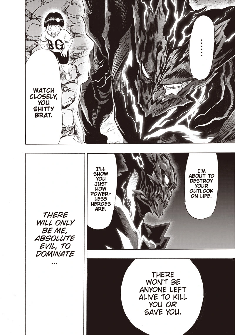 One Punch Man Manga Chapter 162 page 32 - Greatest Hero scene