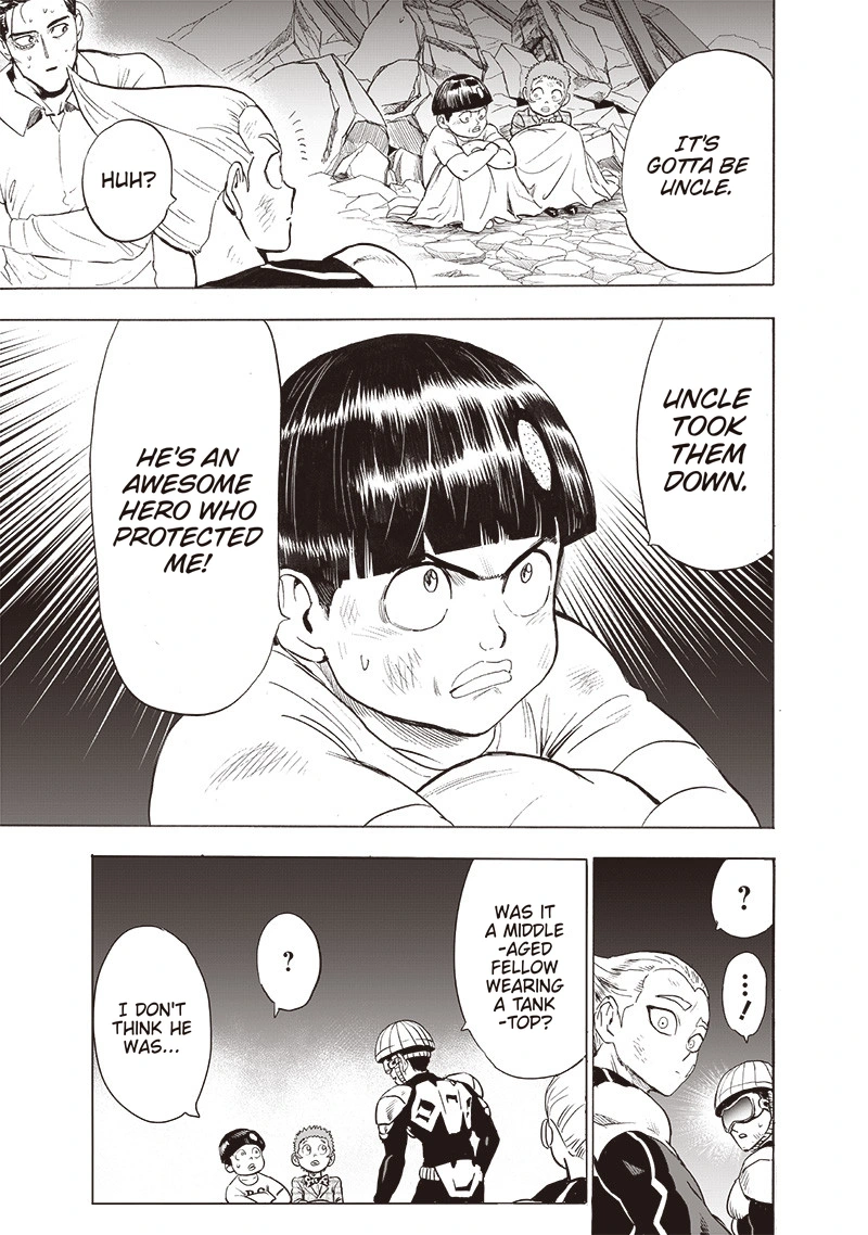 One Punch Man Manga Chapter 162 page 4 - Greatest Hero scene