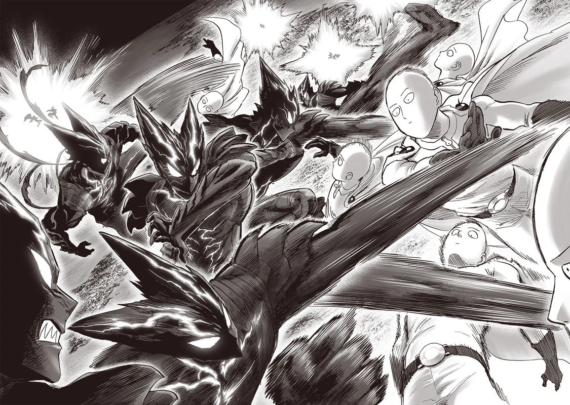 One Punch Man Manga Chapter 162 page 7 - Greatest Hero scene