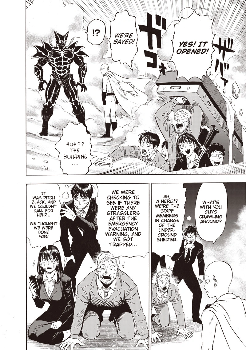 One Punch Man Manga Chapter 163 page 23 - Tougher Than a Mountain scene