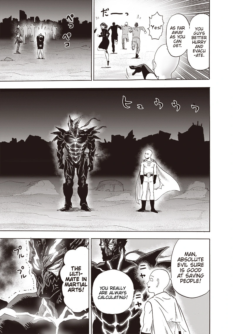 One Punch Man Manga Chapter 163 page 26 - Tougher Than a Mountain scene