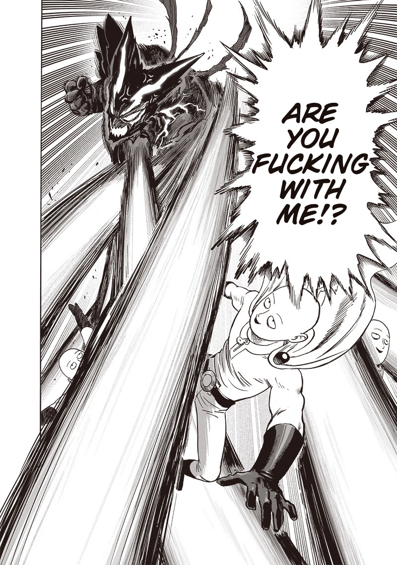 One Punch Man Manga Chapter 163 page 27 - Tougher Than a Mountain scene
