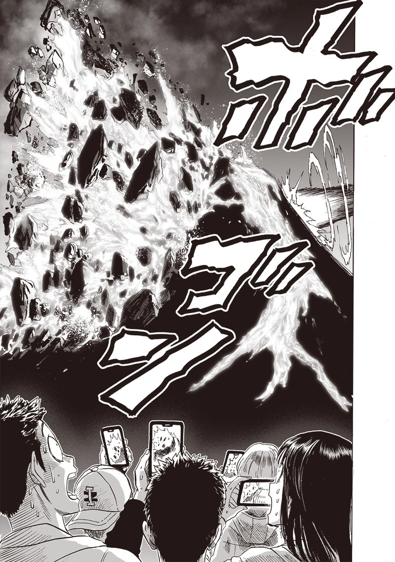 One Punch Man Manga Chapter 163 page 35 - Tougher Than a Mountain scene
