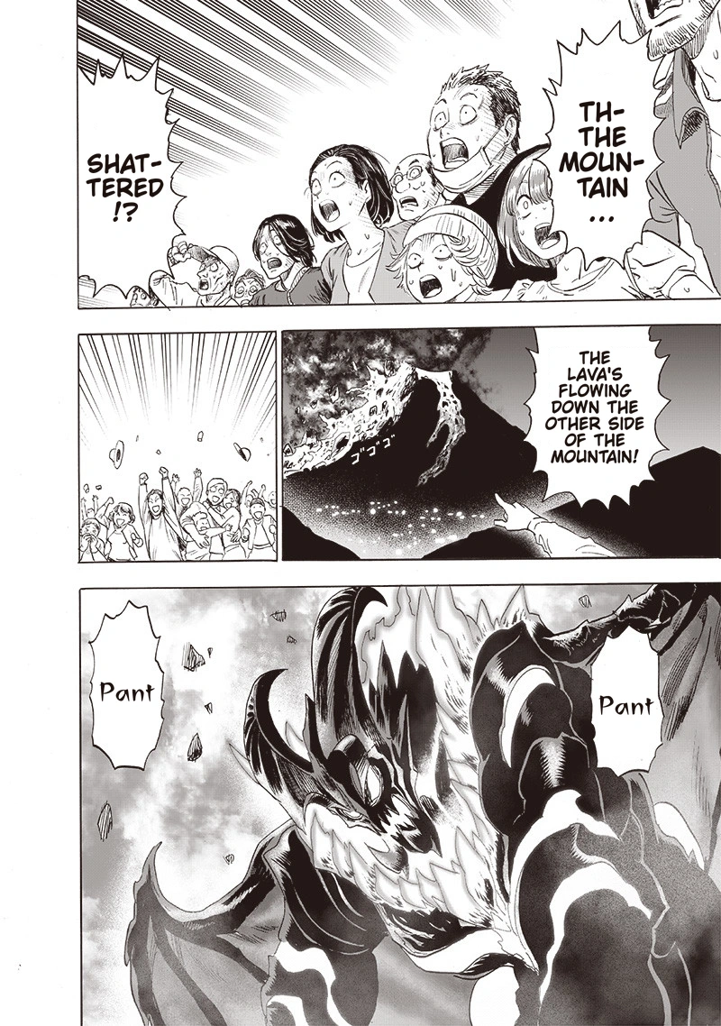 One Punch Man Manga Chapter 163 page 36 - Tougher Than a Mountain scene