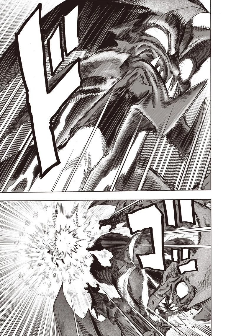 One Punch Man Manga Chapter 163 page 37 - Tougher Than a Mountain scene