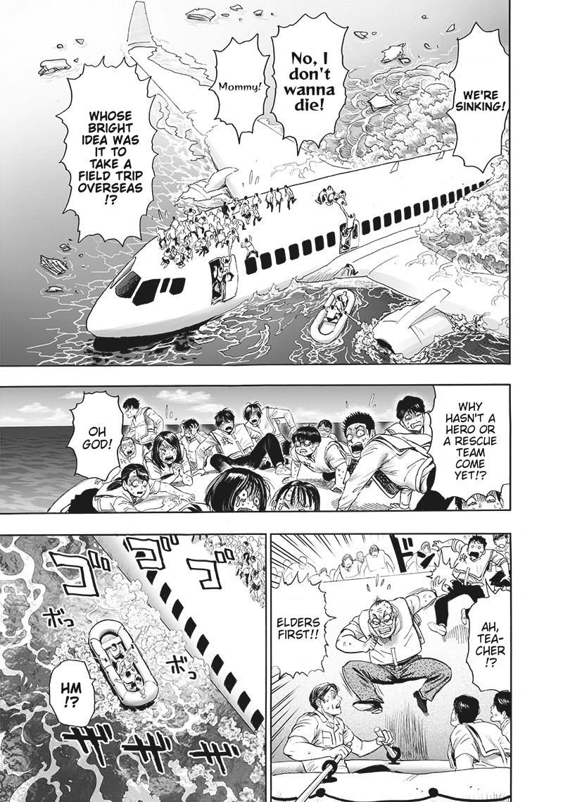 One Punch Man Manga Chapter 164 page 15 - The Abominable Fist That Turned Against God scene