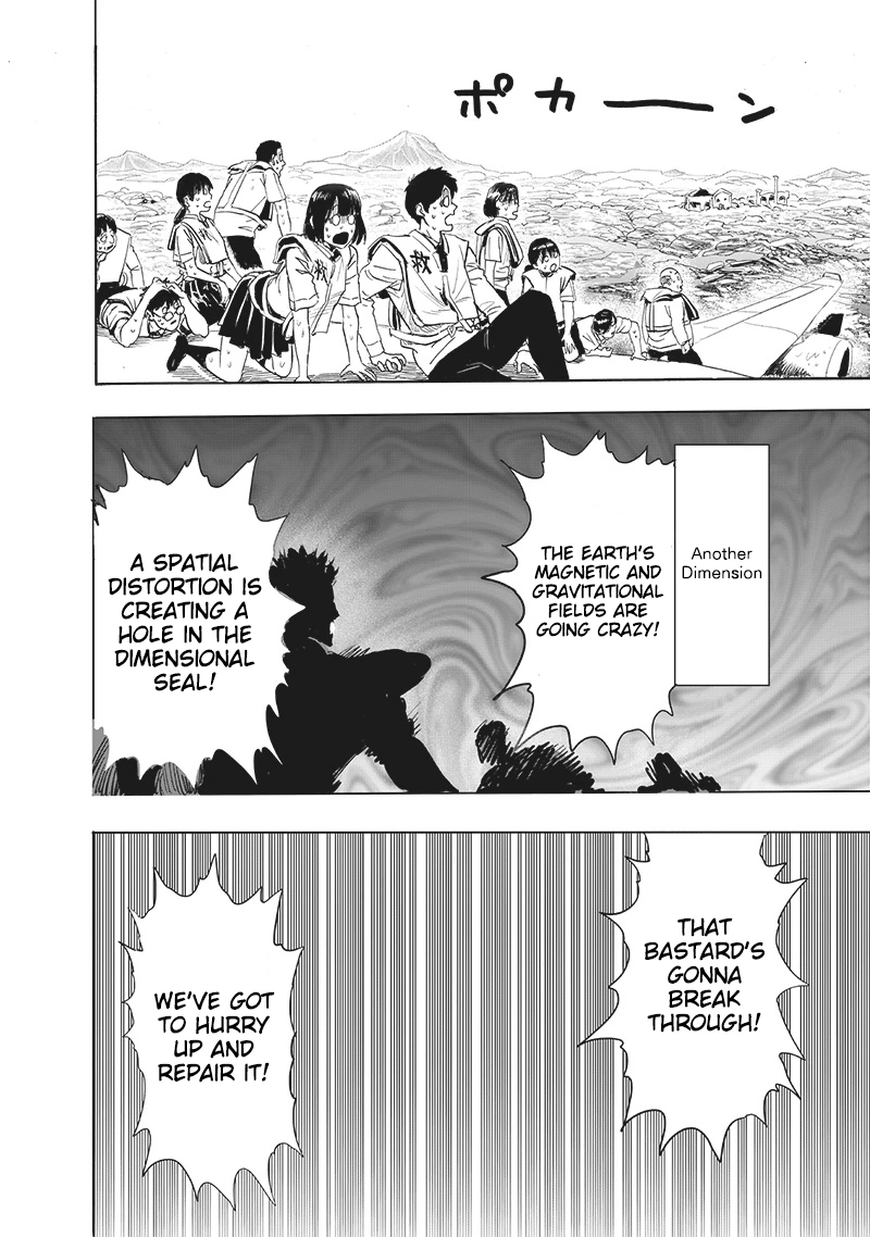 One Punch Man Manga Chapter 164 page 17 - The Abominable Fist That Turned Against God scene